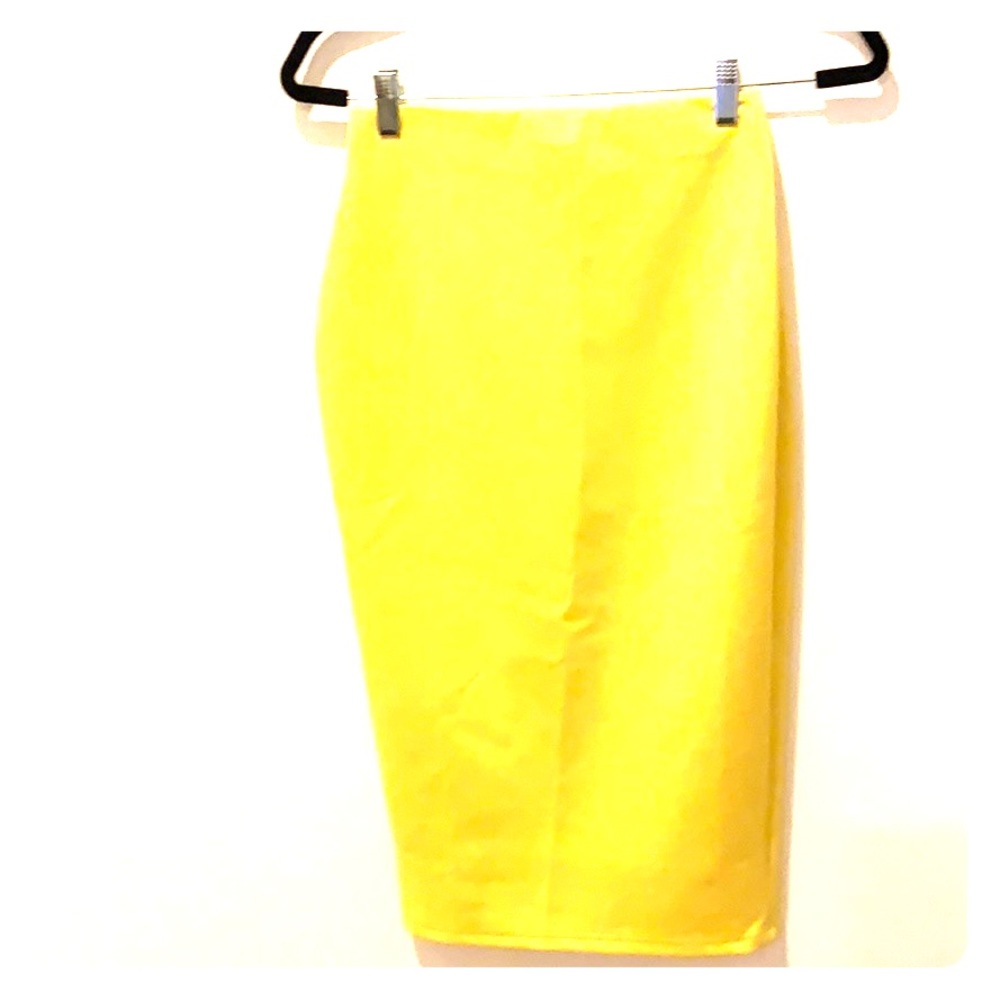 Yellow skirt